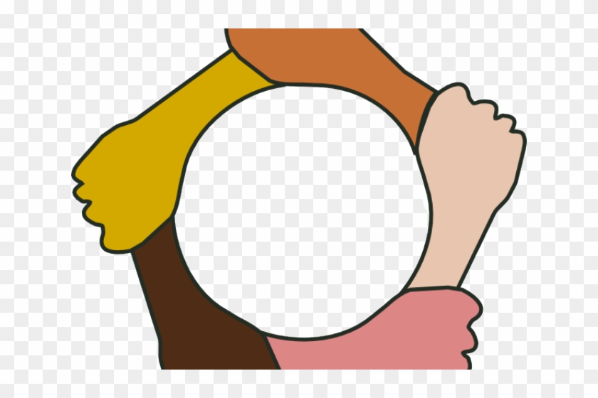 Hand Clipart Equality - Holding Hands Cartoon Png #1174608