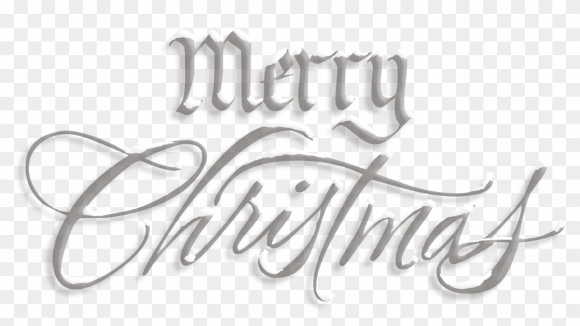 Merry - Merry Christmas Text Transparent #1174663