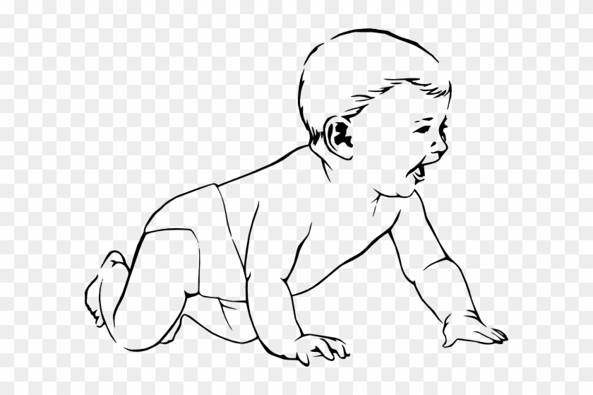 Baby - Baby Clipart Black And White #1174672