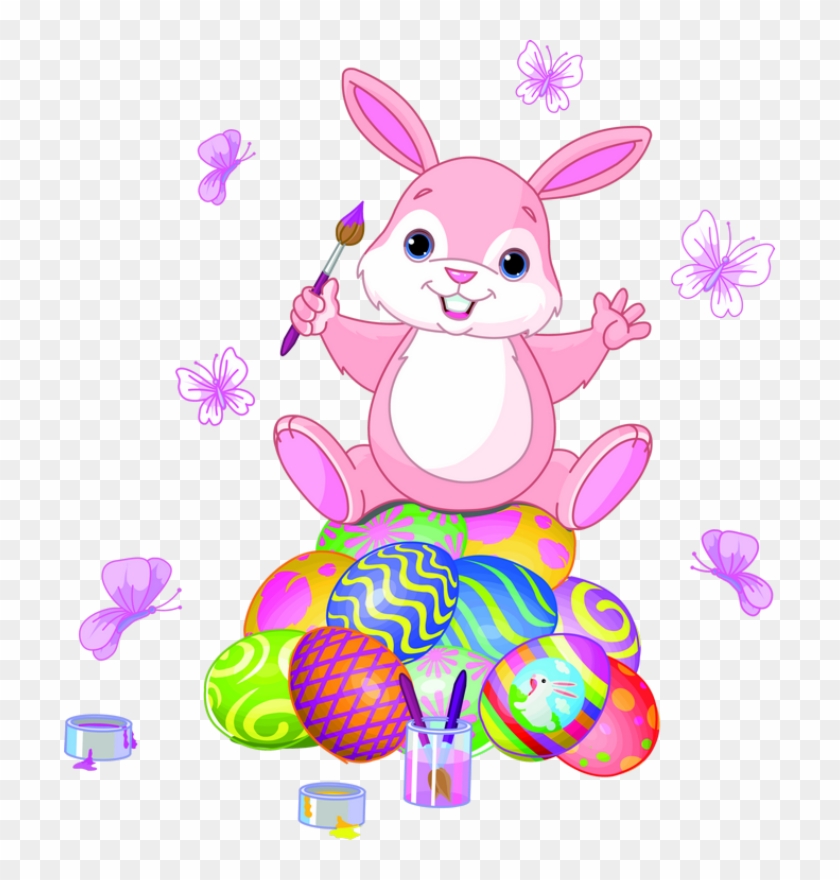 Easter Bunny Easter Egg Clip Art - Animated Easter Bunny #1174677