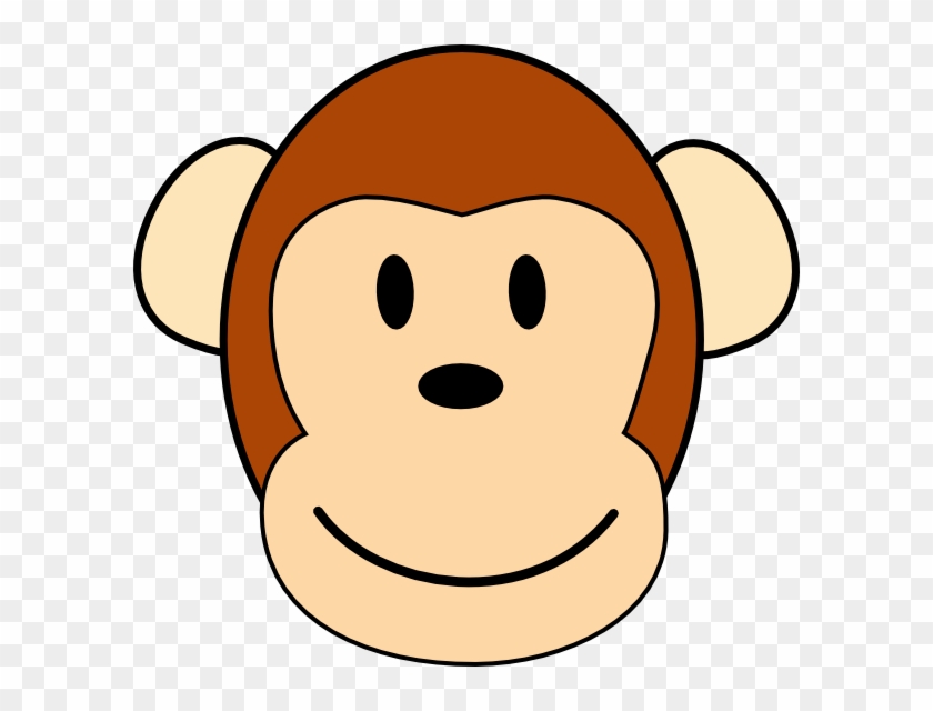 Monkey Clip Art At Clkercom Vector Online Royalty Free - Cartoon Monkey Head #1174814
