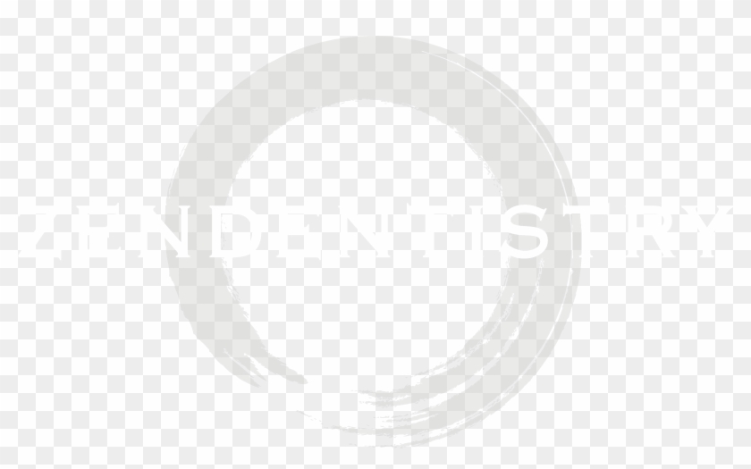 Contact - Zen Circle White Png #1175105