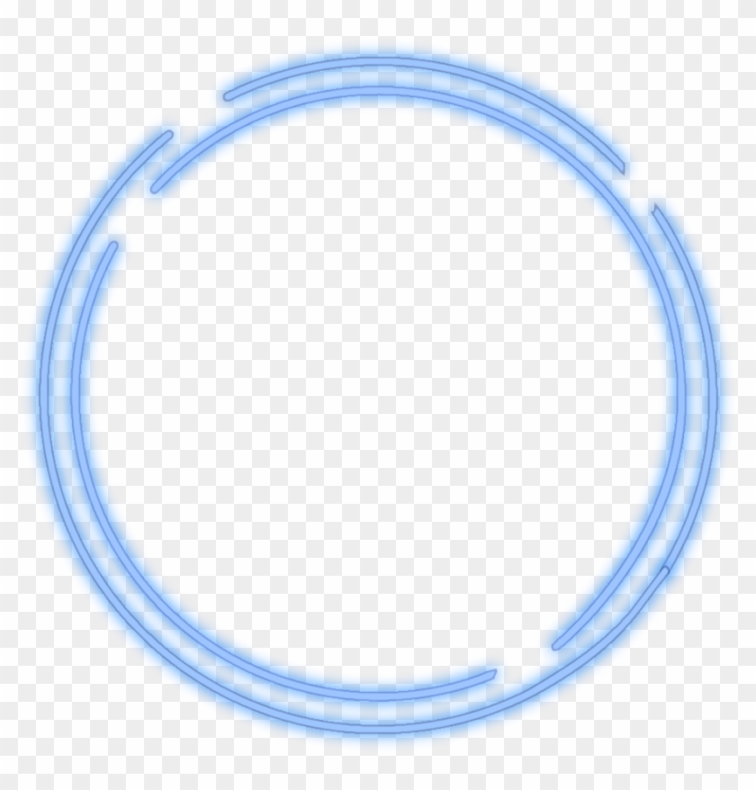 Signature Triangle Circle - Blue Glow Circle Png #1175116