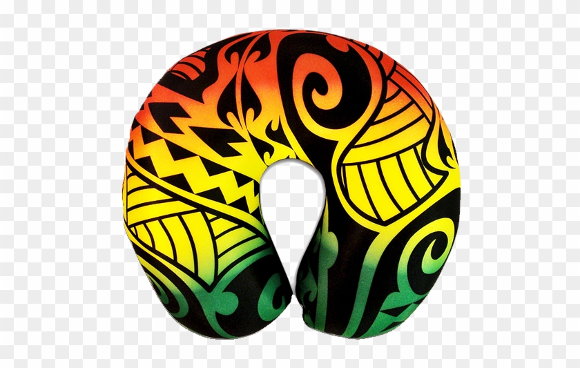 Rasta Pillow - Kc Hawaii Rasta Neck Pillow 12" X 13" #1175239