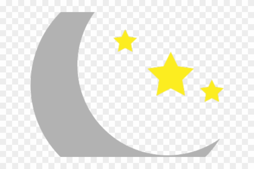 Moon And Stars Clipart - Emblem #1175263