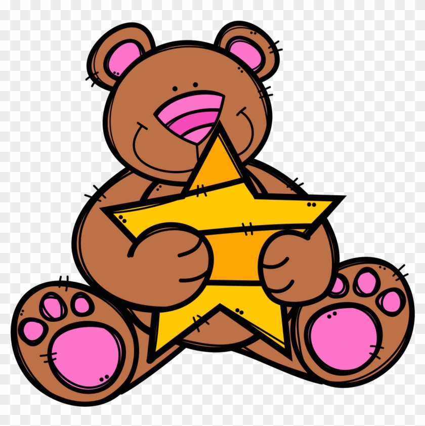 Bears Hugging Stars Clip Art - Clip Art #1175277