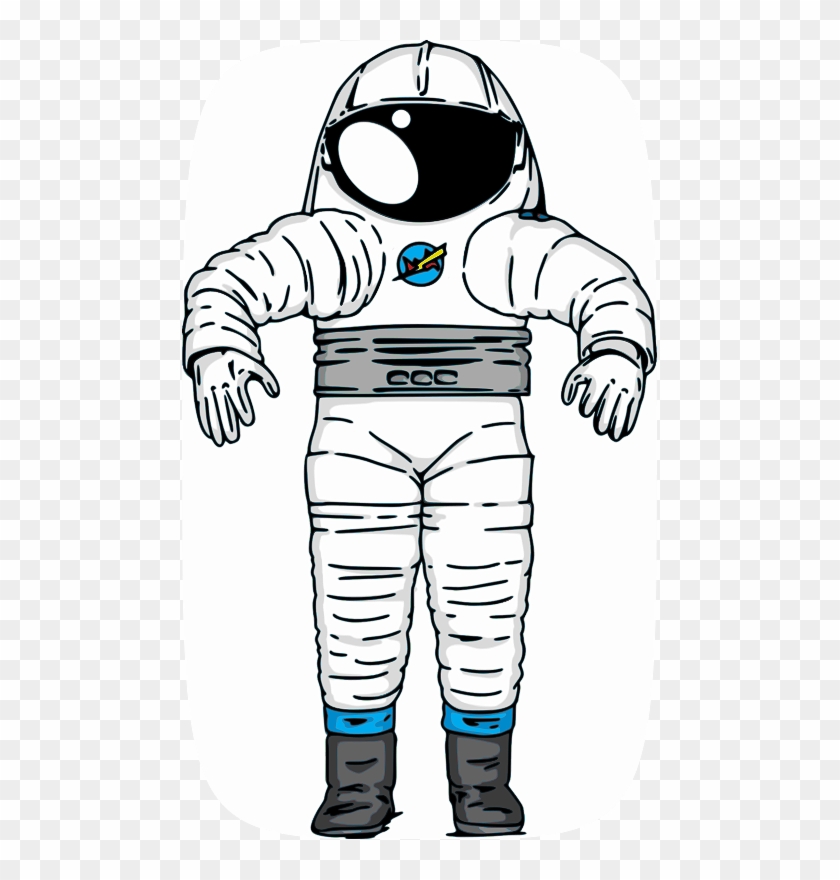 Spacesuit Clipart Simple - Space Suit Png #1175302