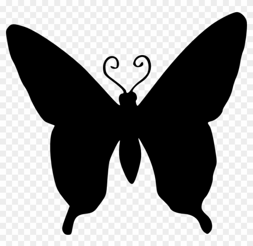 Butterfly Silhouette Png - Silhouette Butterfly #1175413
