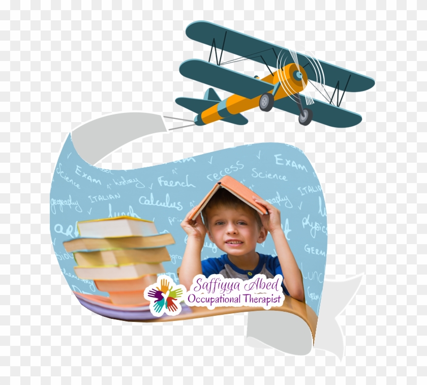 Saffiya Abed Occupational Therapist Tel - Airplane Vector With Banner #1175427
