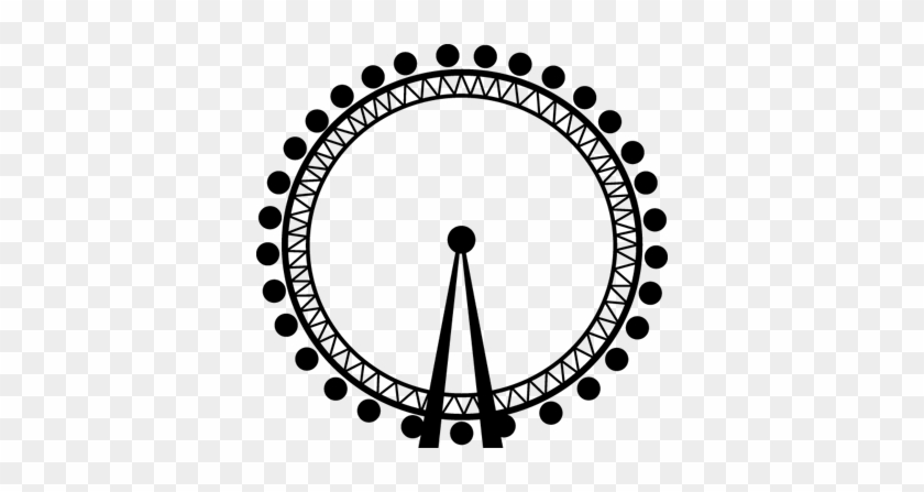 London Eye Silhouette Decal - Potere Dispersivo Delle Punte #1175481