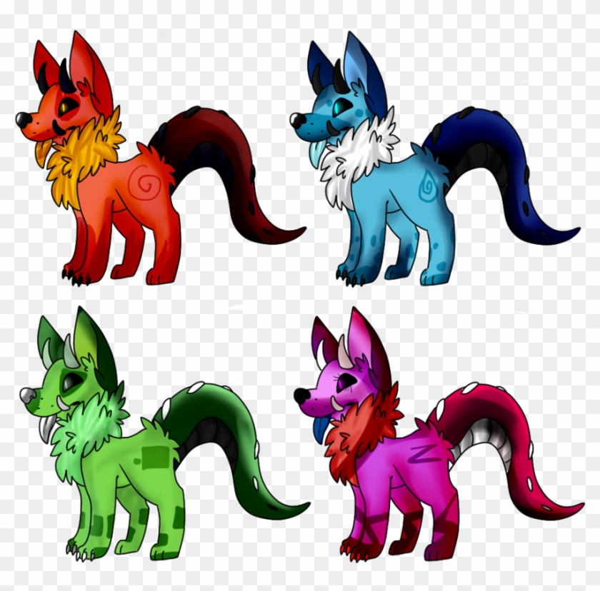 Shadow Monster Dog Adop 10pt By Chuchitax3 - Cartoon #1175615