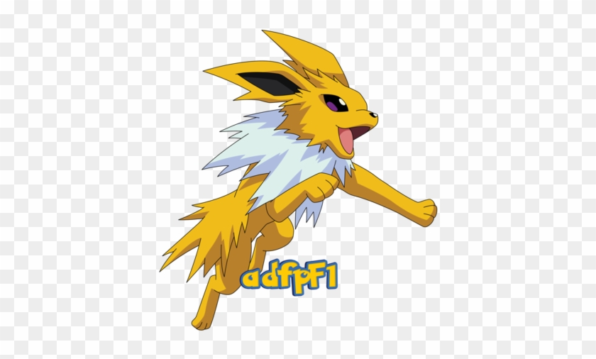 135 Jolteon By Adfpf1 On Deviantart - Pokemon Jolteon Render #1175865