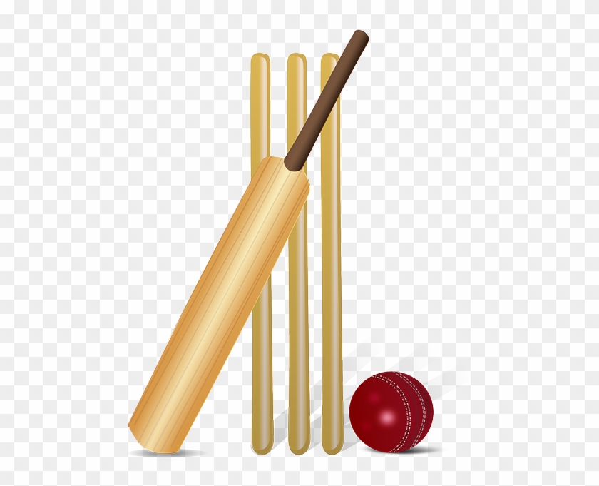 Cricket - Cricket Bat And Ball Png #1175981
