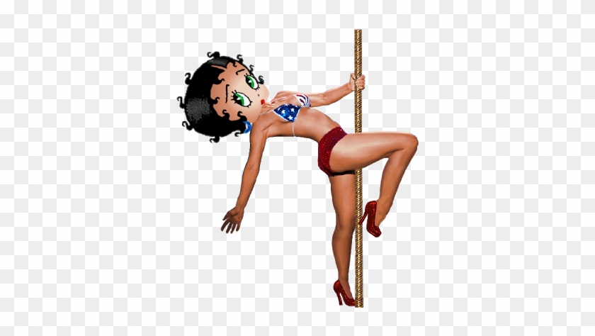 Betty Boop Pole Dancer Cartoon Clip Art Images Are - Betty Boop Pole Transparent Background #1176036