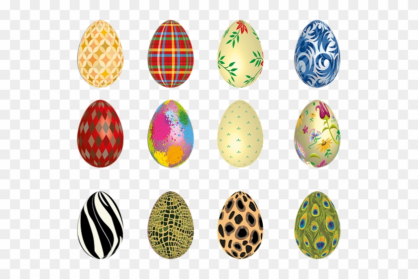 Vacation, Spring Grass Eggs Easter Striped Stripes - Stickers Egg Easter Png #1176045