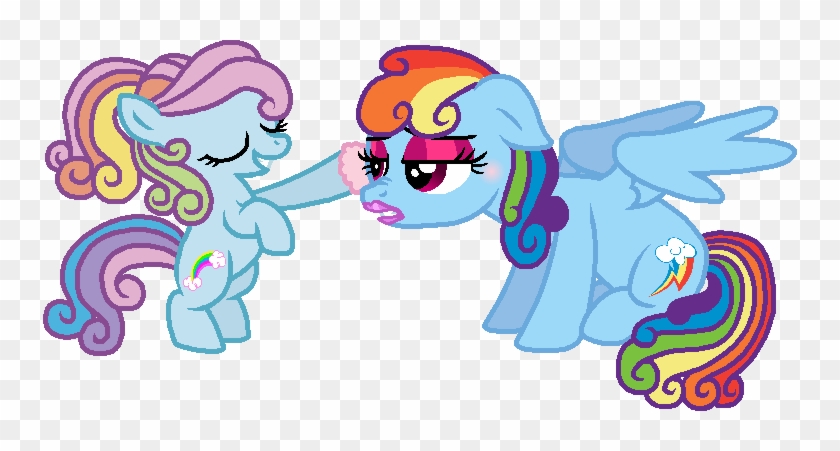 Rainbow Dazzle And Rainbow Dash By Starryoak On Deviantart - Mlp Rainbow Dash's Daughter #1176153