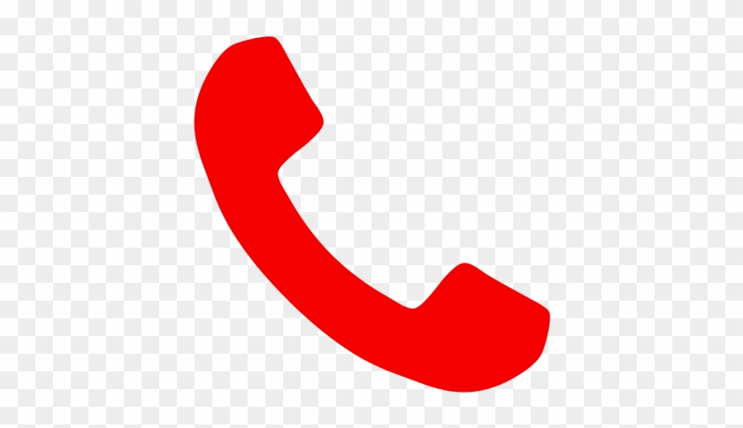 Contact Us - Red Phone Icon Png #1176203