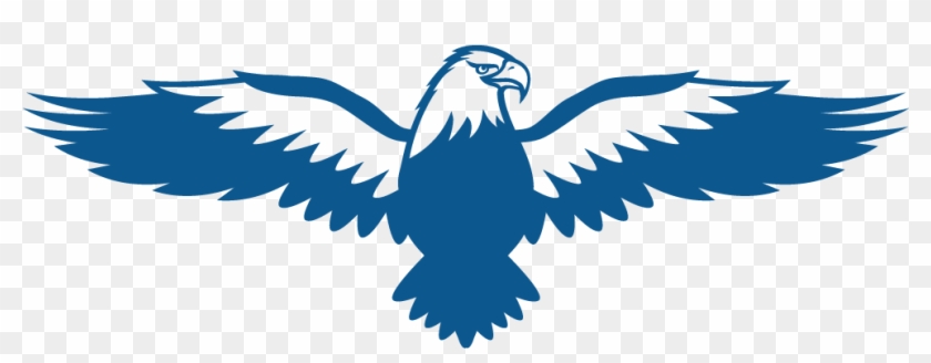Blue Color Eagle Logo 4 By Robert - Monroe Middle School Wheaton #1176218