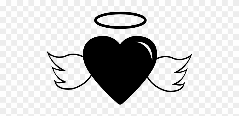 Winged Angel Heart Icon - Devil #1176238