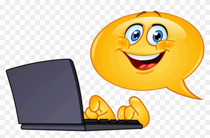 Smiley Emoticon Computer Clip Art - Smiley Face Watching Tv #1176418