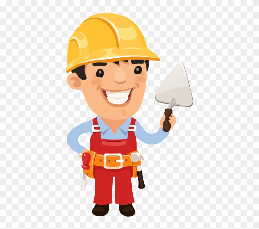 Funny Smile Cartoon Builder - Happy Labor Day Construction #1176503