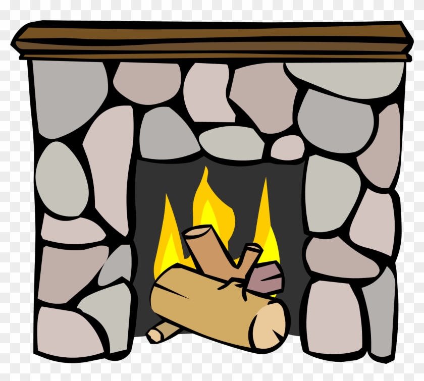 Fireplace - Club Penguin Furniture Png #1176752