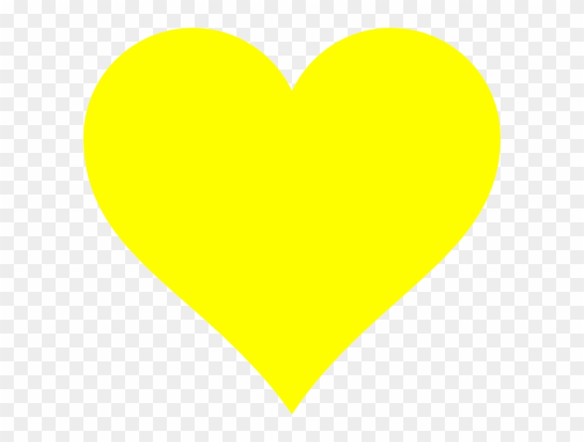 Heart Rate Pattern Clipart Cliparthut Free - Yellow Heart Shape Clipart #1176756