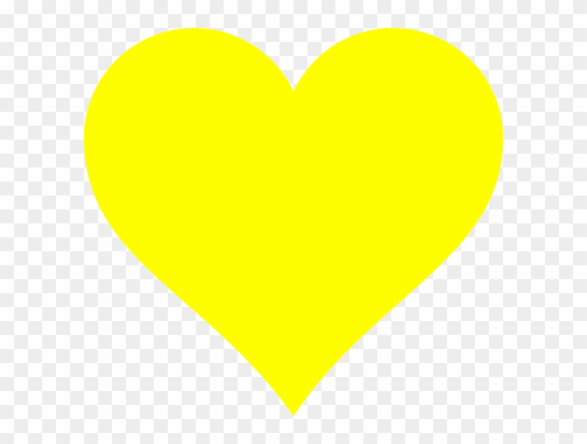 Heart Rate Pattern Clipart Cliparthut Free - Yellow Heart Shape Clipart #1176756