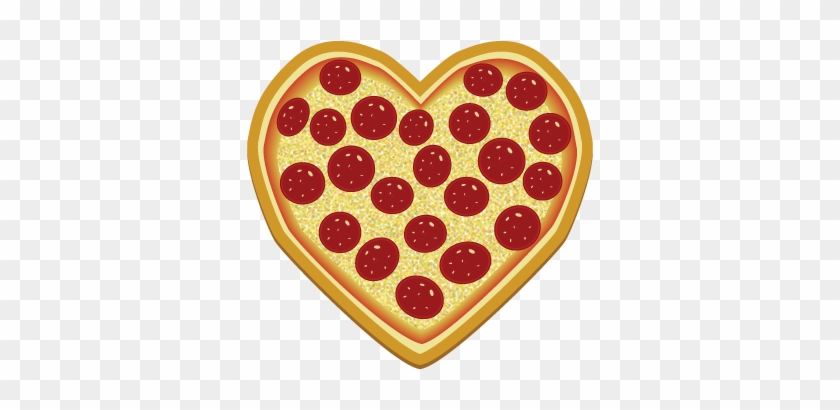Heart Clipart Pizza - Beautifulchaos101 3d Cheer Bow~pizza My Heart #1176760