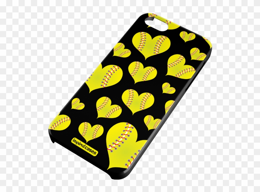 Inspired Cases Softball Heart Pattern Case For Iphone - Softball Heart Pattern Case - Ipad Air #1176805