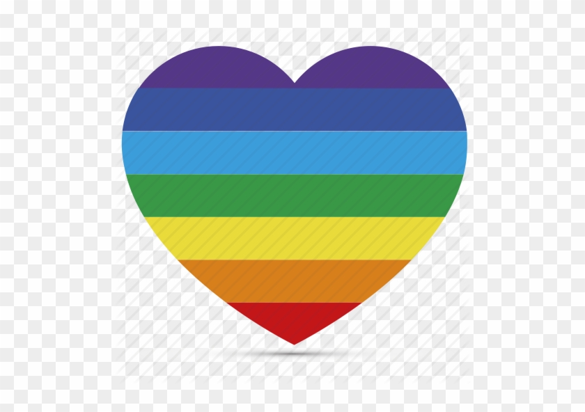 Gay Enuendo In Heart Is A Learn About The Emotions - Love Icon Png Rainbow #1176812