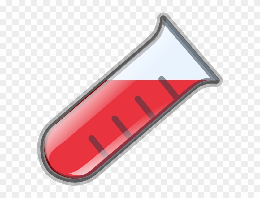Red Test Tube Vector #1176923