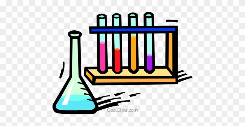 Beaker And Test Tubes Royalty Free Vector Clip Art - Beakers And Test Tubes #1176927