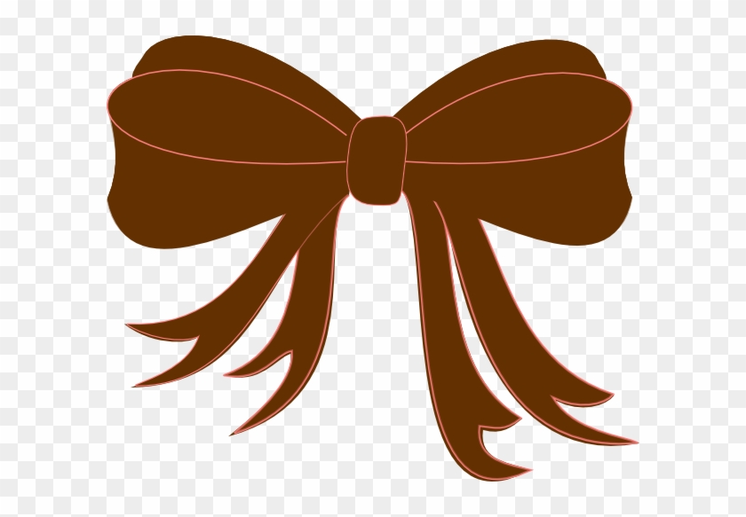 Brown And Pink Ribbon Clip Art At Clker - Pink And Brown Ribbon #1176958