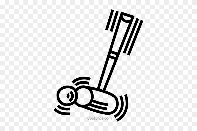 Croquet Mallet Royalty Free Vector Clip Art Illustration - Croquet Mallet Royalty Free Vector Clip Art Illustration #1177037