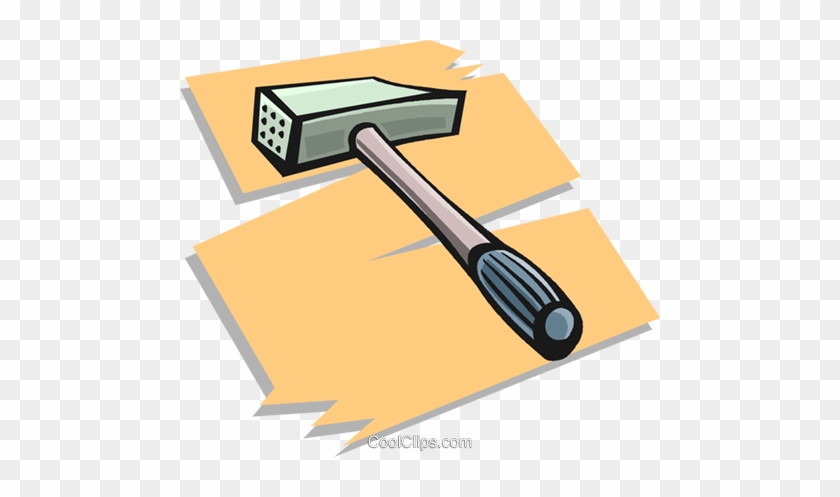 Mallet Royalty Free Vector Clip Art Illustration - Power Tools Clip Art #1177042