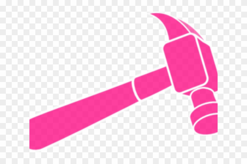 Hammer Clipart Pink - Hammer Clipart Pink #1177045