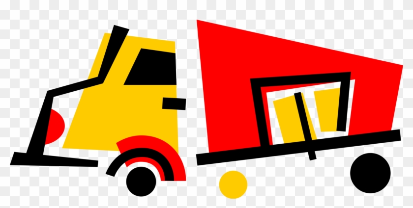 Vector Illustration Of Garbage Truck Vehicle Collects - Vector Illustration Of Garbage Truck Vehicle Collects #1177071