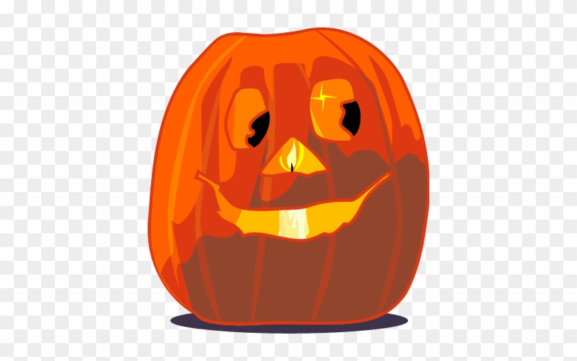 Scary Jack O Lantern Cartoon - Clip Art #1177081