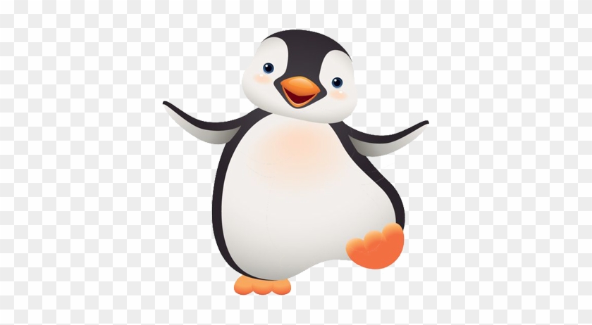 The Penguin In The Snow Cartoon Clip Art - Penguin Clipart #1177118