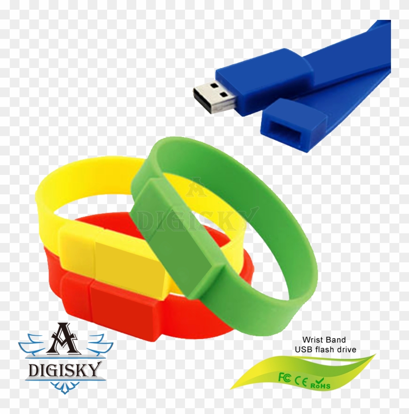 Rainbow Wristband Usb3 - Bracelet Usb #1177161