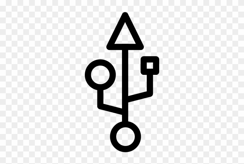 Usb Icon - Usb Icon White Png - Full Size PNG Clipart Images Download