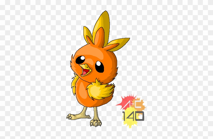 Pixel Torchic By Animal-cartoonist140 - Cartoon #1177239