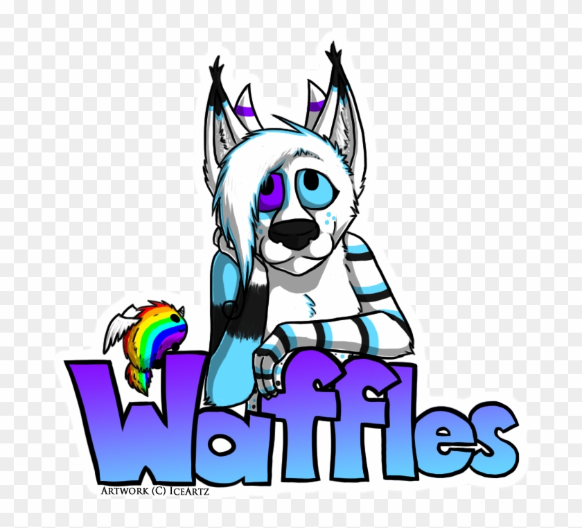 Waffles Fursuit Badge By Ice-artz - Cartoon #1177248