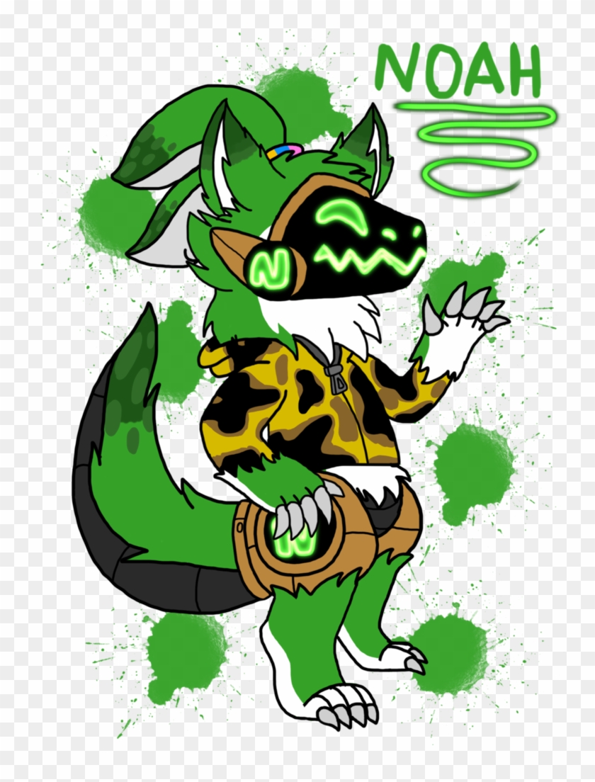 Noah In A Partial Protogen Fursuit By Vaporeon1511 - Cartoon #1177317
