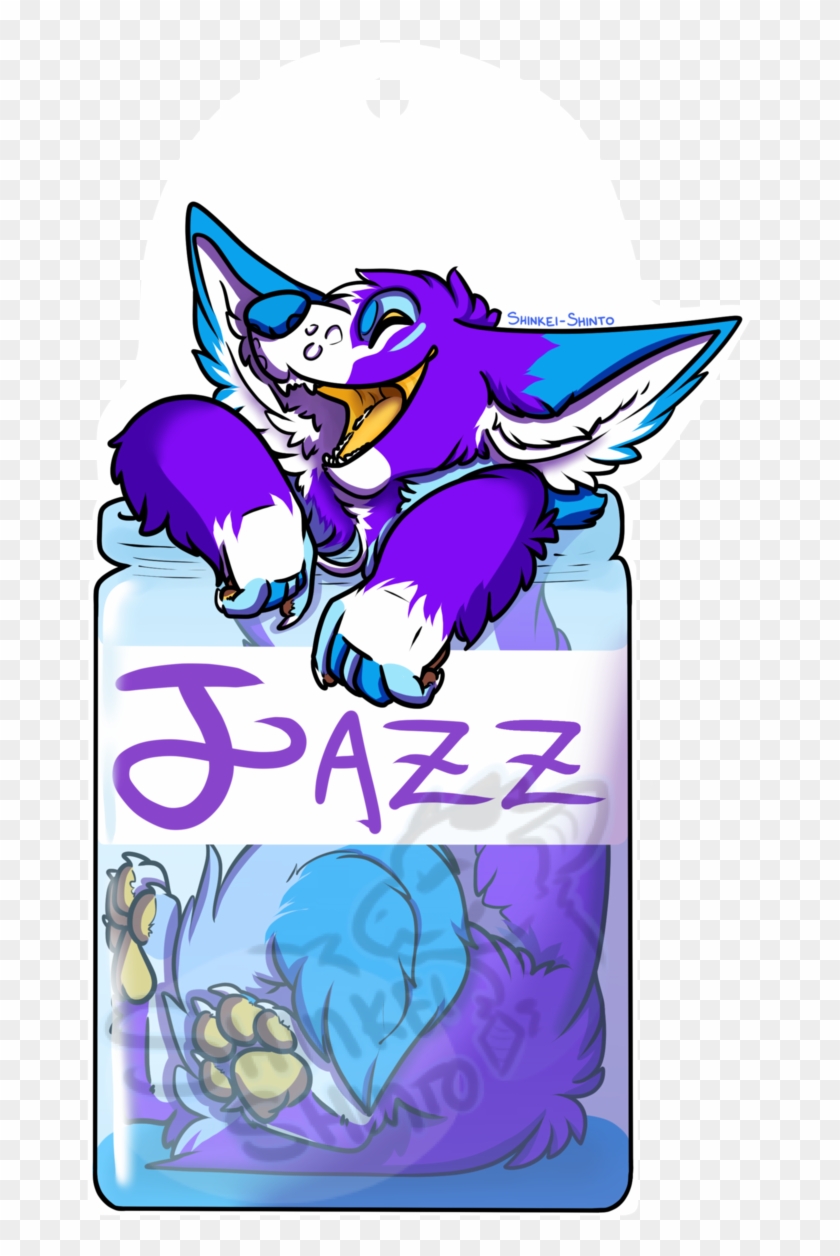 Jazzberryjam Fursuit Badge By Shinkei-shinto - Cartoon #1177369