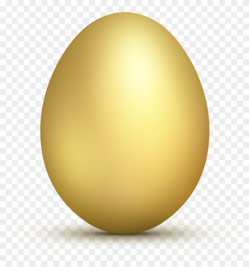 Fried Egg Eggnog Clip Art - Golden Egg Clipart #1177378
