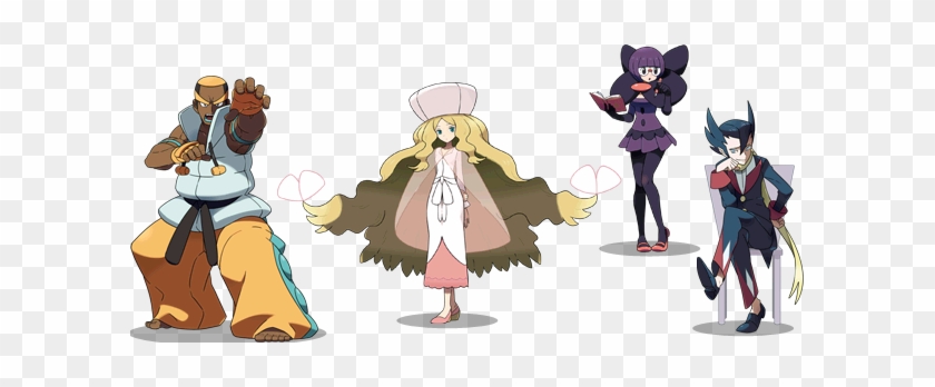 The Elite Four Of The Unova Region - Black And White Elite 4 #1177385