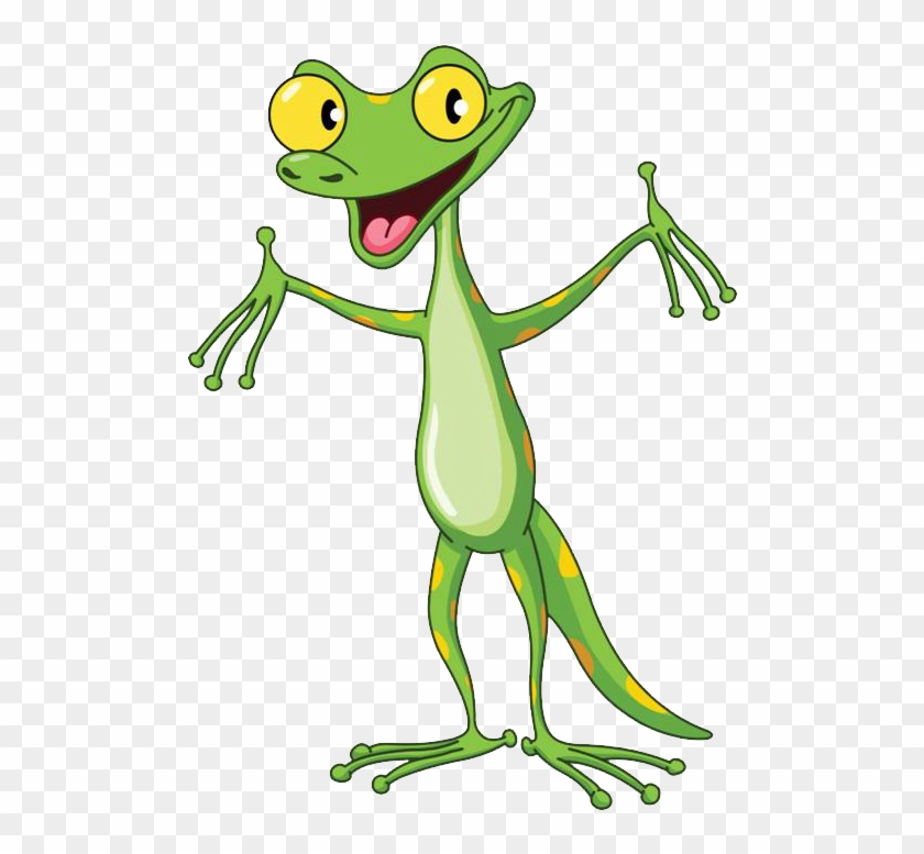 Gecko Lizard Clip Art - Cartoon Gecko #1177442