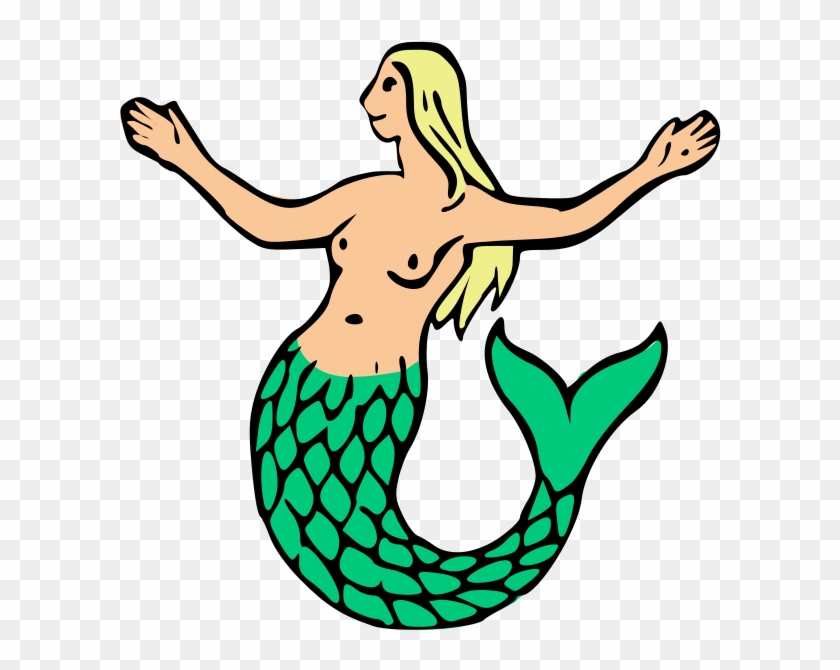 Mermaid Cartoon 29, Buy Clip Art - Mermaid Heraldry #1177492